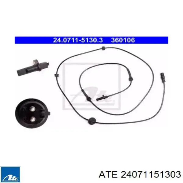 Датчик АБС (ABS) задний 24071151303 ATE