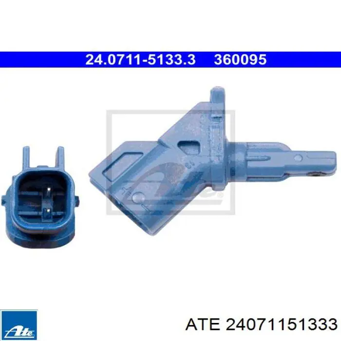 Датчик АБС передний 24071151333 ATE