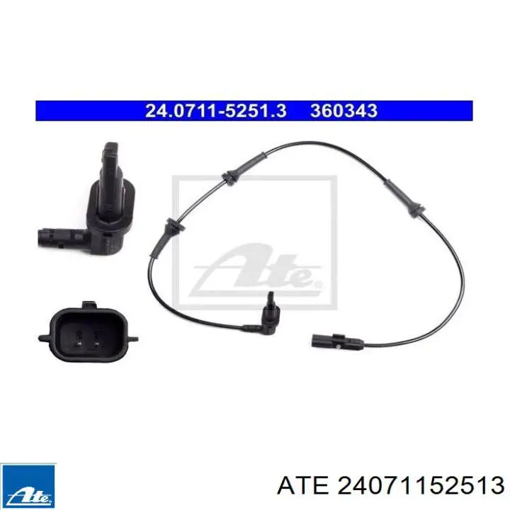 Передний датчик АБС ATE 24071152513 цена, от 38.62 USD