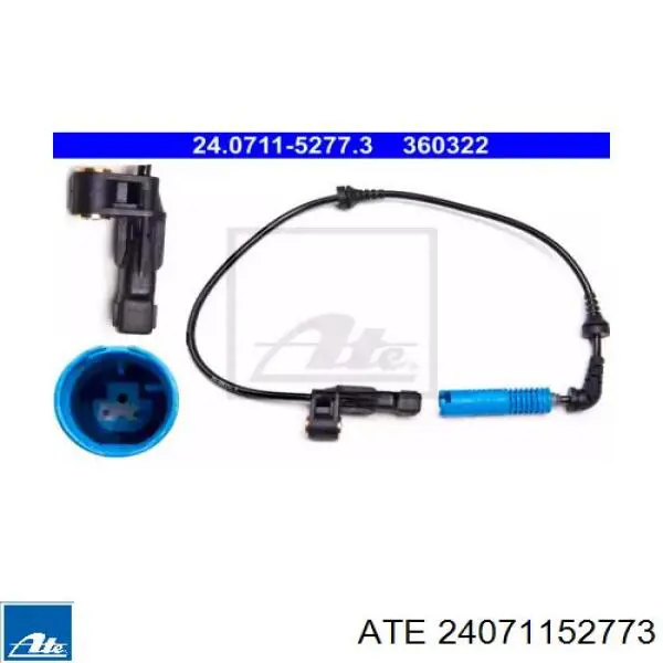 Купить 24071152773 ATE Датчик ABS передний левый