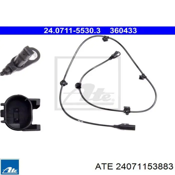 Передний датчик АБС Mercedes A2465403215 цена, от 17.66 USD