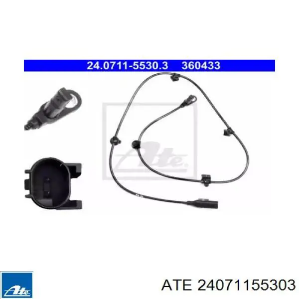 Датчик ABS задний ABS 31995
