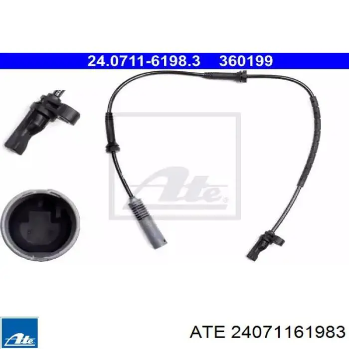 24071161983 ATE sensor dianteiro de abs