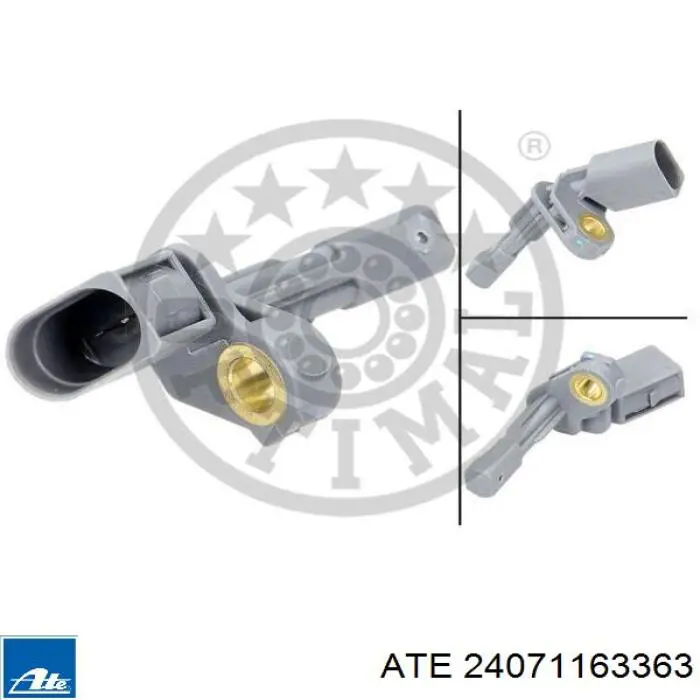 Датчик ABS задний правый ATE 24071163363