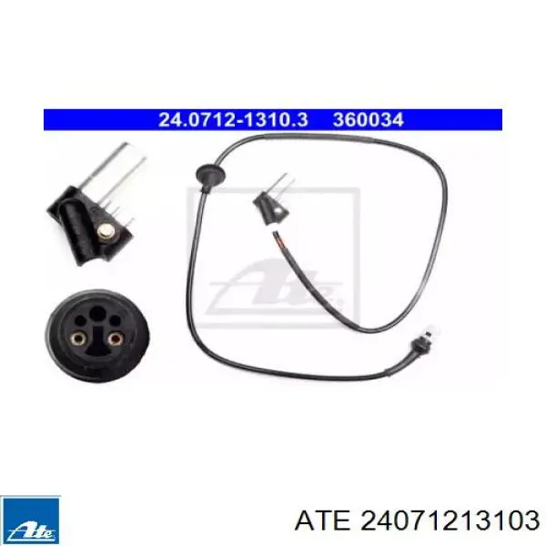 Датчик АБС (ABS) задний левый 24071213103 ATE