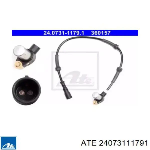 Датчик АБС (ABS) передний правый 24073111791 ATE