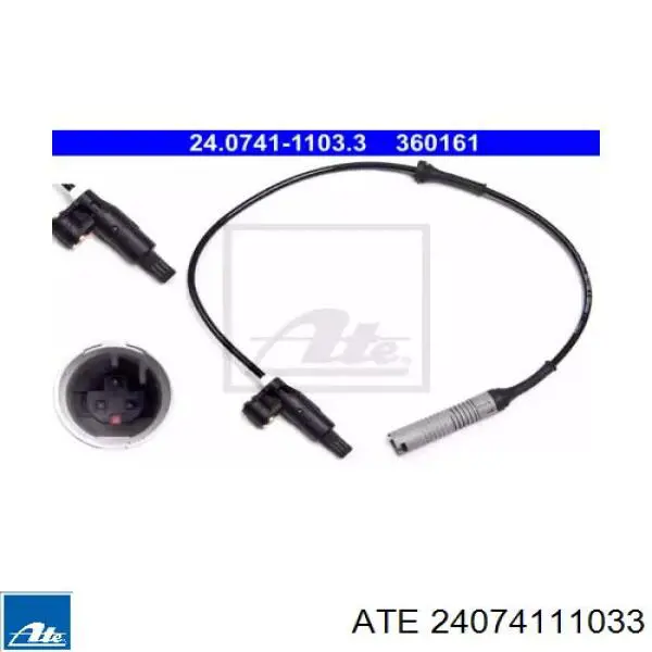 Датчик АБС (ABS) передний правый 24074111033 ATE