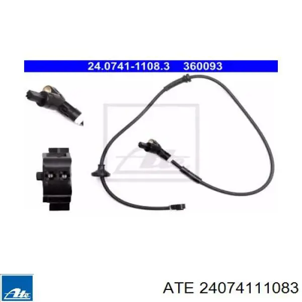 Датчик АБС (ABS) задний 24074111083 ATE