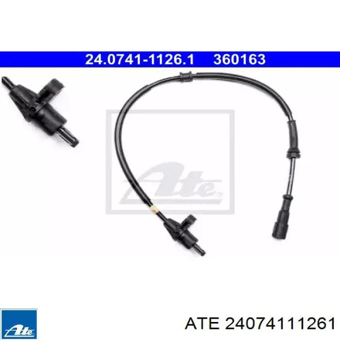 Датчик АБС (ABS) задний правый 24074111261 ATE