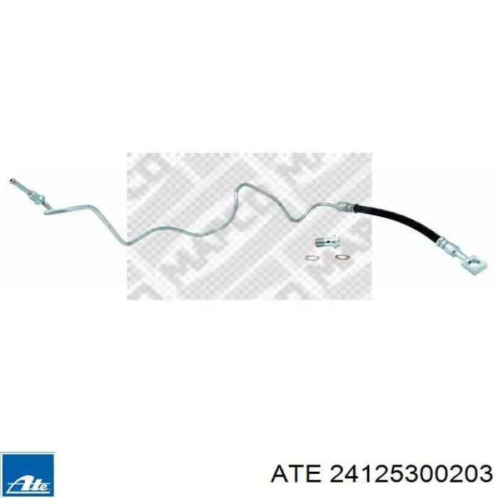 Шланг тормозной задний, правый ATE 24125300203 цена, от 19.64 USD