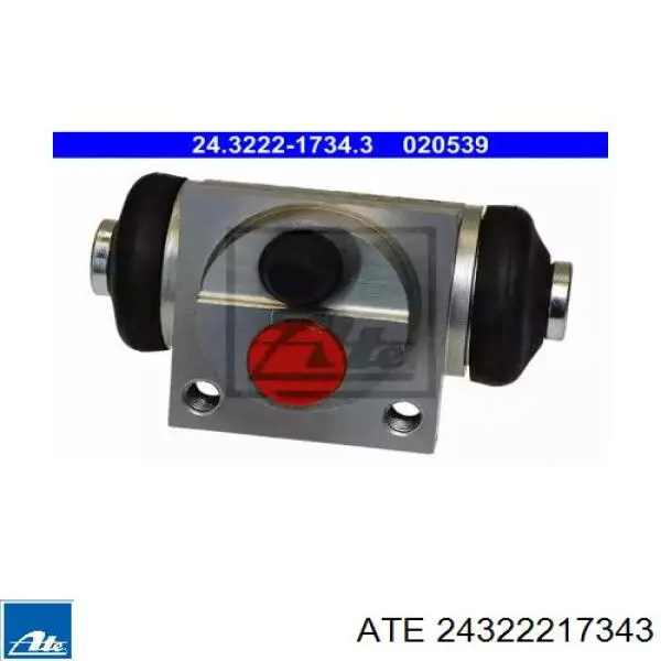 Цилиндр тормозной колесный 24322217343 ATE