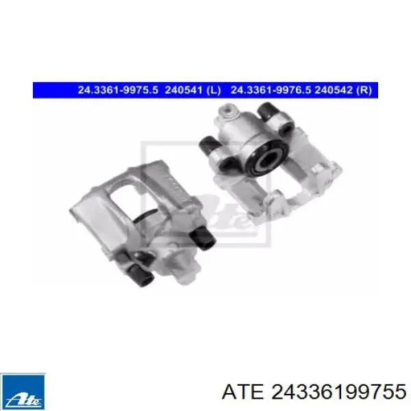 Суппорт тормозной задний левый 24336199755 ATE