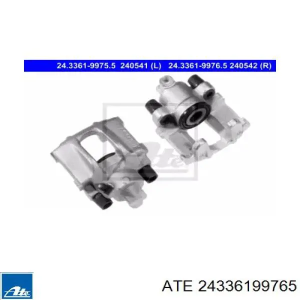 Суппорт тормозной задний правый 24336199765 ATE