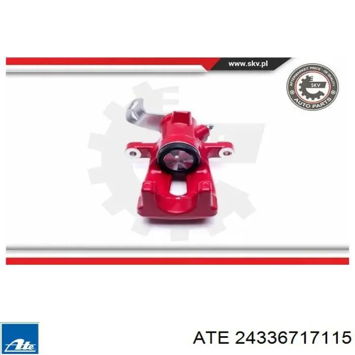 Задний левый суппорт ATE 24336717115 цена, от 53.12 USD
