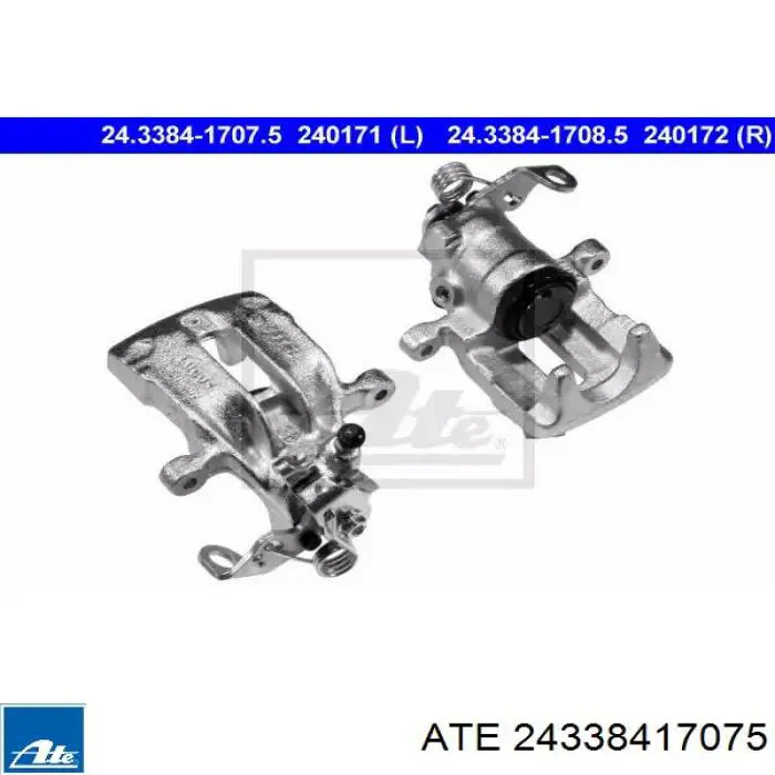 Суппорт тормозной задний левый 24338417075 ATE