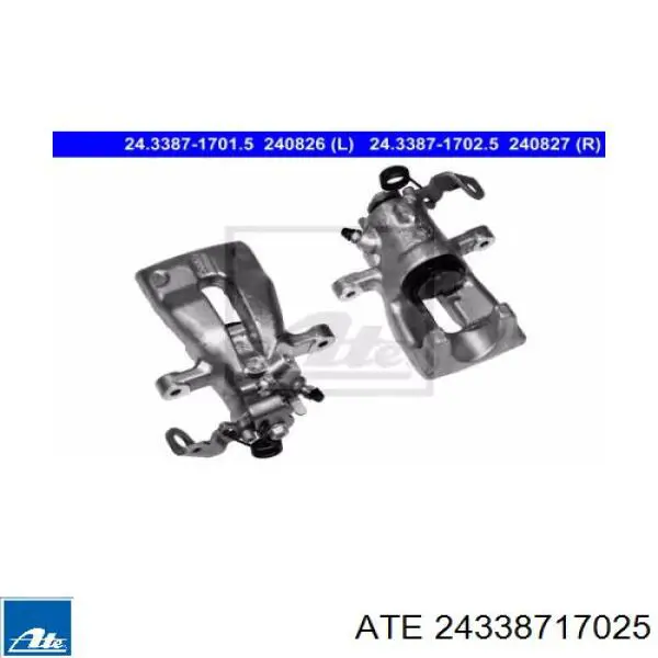 Суппорт тормозной задний правый 24338717025 ATE