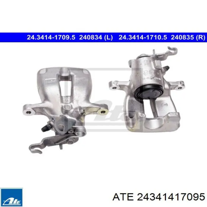 Суппорт тормозной задний левый 24341417095 ATE