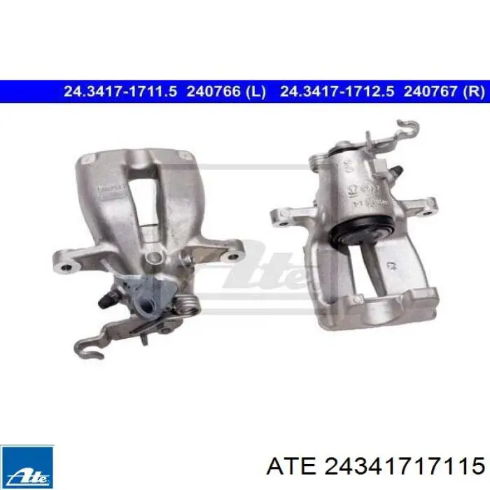 Суппорт тормозной задний левый 24341717115 ATE
