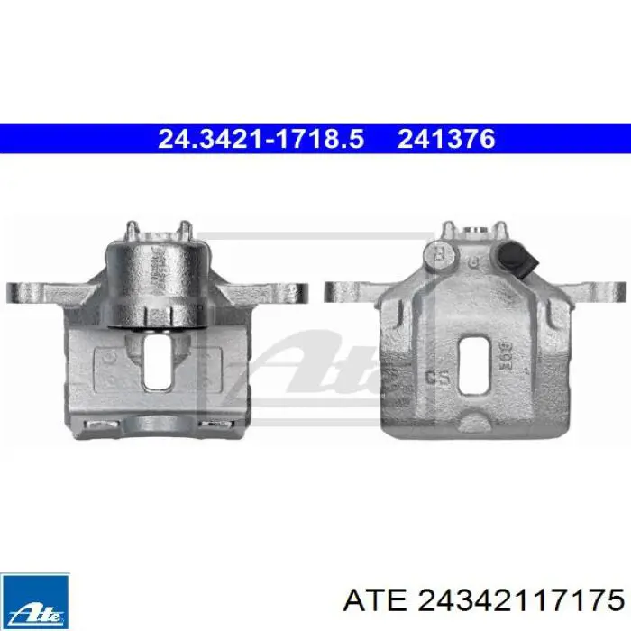Суппорт тормозной задний левый 24342117175 ATE