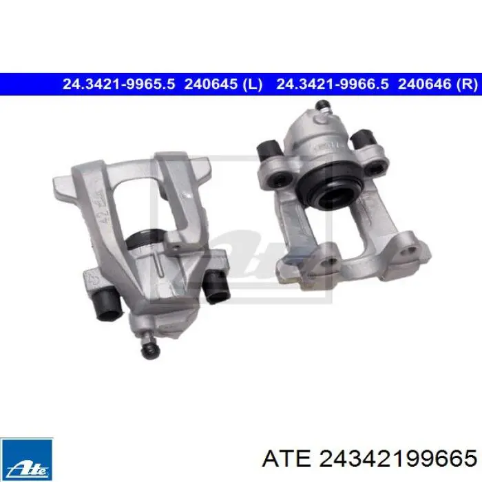 24342199665 ATE suporte do freio traseiro direito