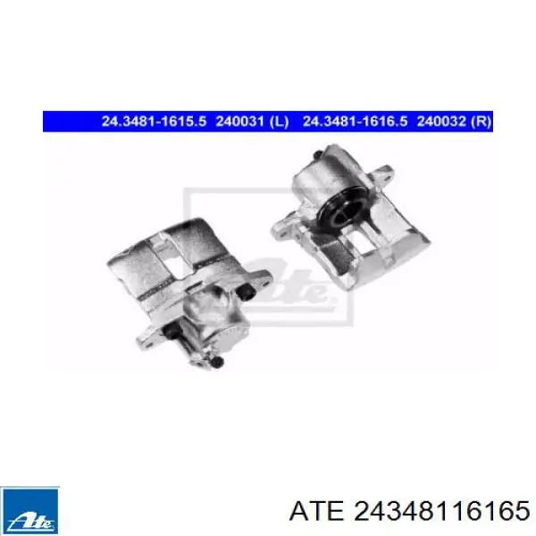 Суппорт тормозной передний правый 24348116165 ATE