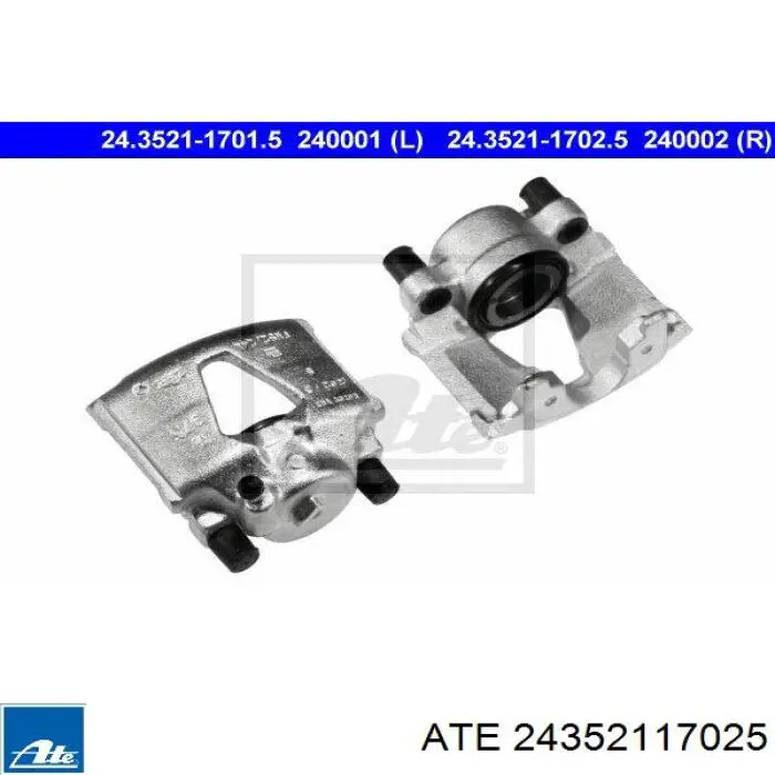 Суппорт тормозной передний правый 24352117025 ATE