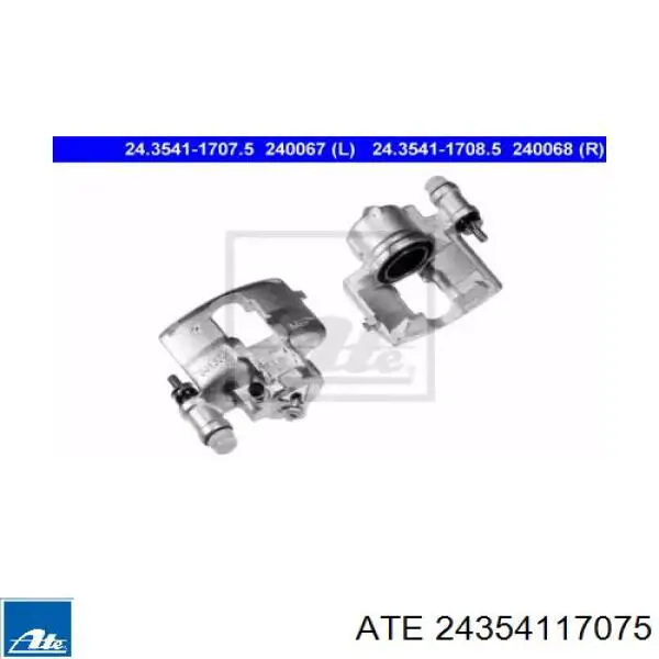 Суппорт тормозной передний левый 24354117075 ATE