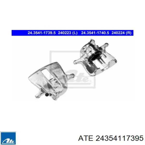 Суппорт тормозной передний левый 24354117395 ATE
