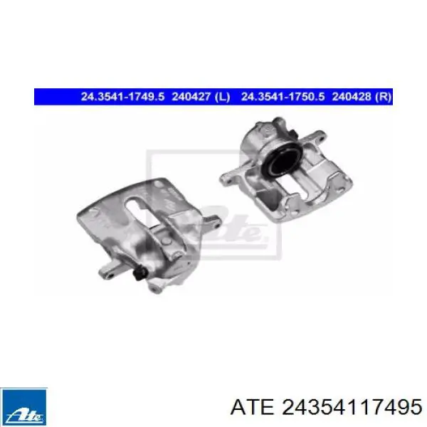 Суппорт тормозной передний левый 24354117495 ATE