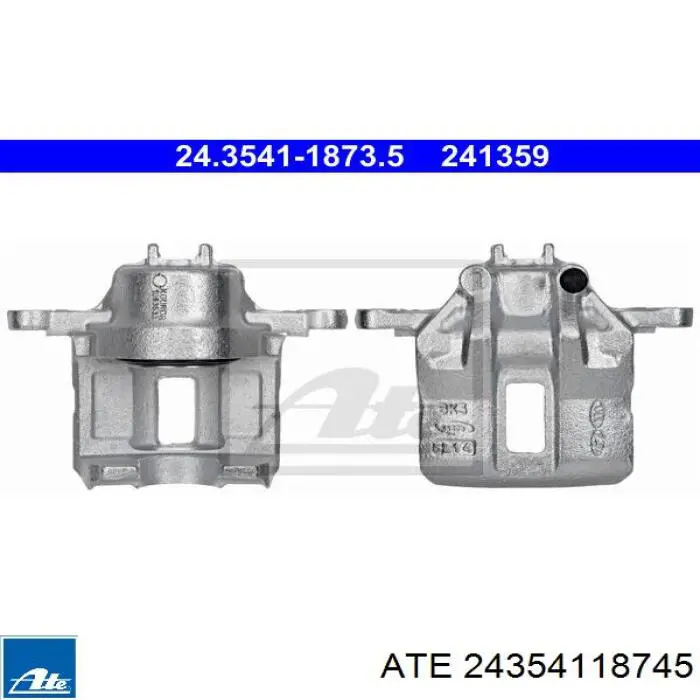 Суппорт тормозной передний правый 24354118745 ATE