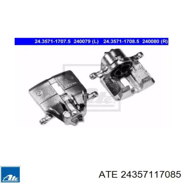 Суппорт тормозной передний правый 24357117085 ATE