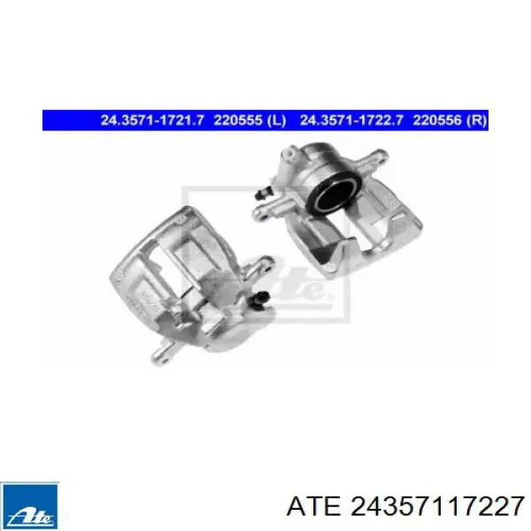 Суппорт тормозной передний правый 24357117227 ATE