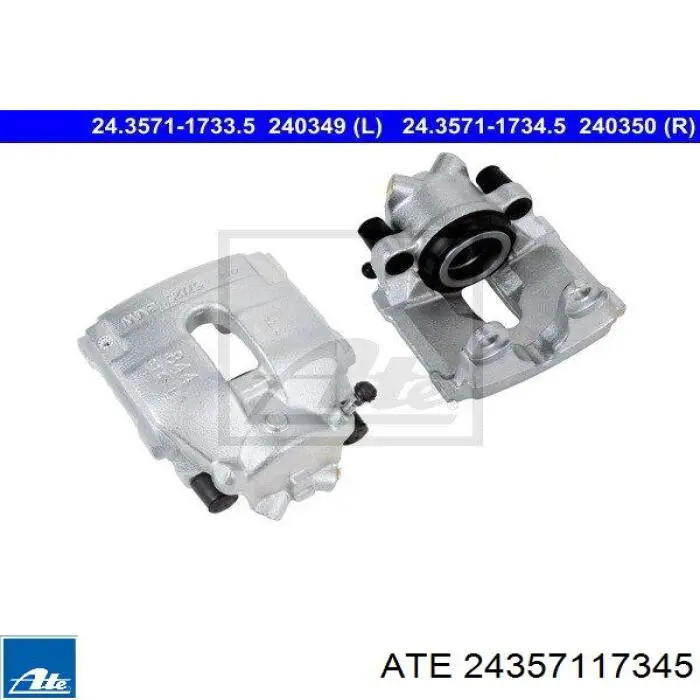 Суппорт тормозной передний правый 24357117345 ATE