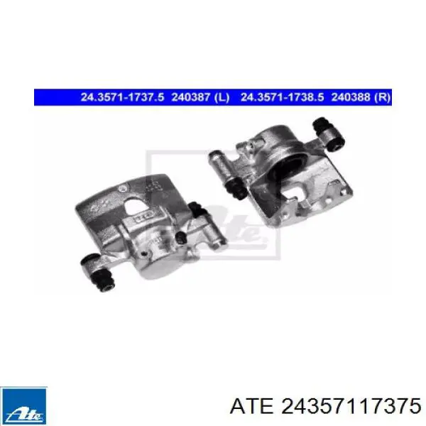 Суппорт тормозной передний левый Chrysler MB534318