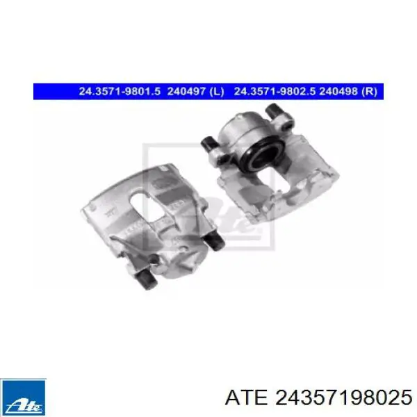 24.3571-9802.5 ATE суппорт тормозной передний правый