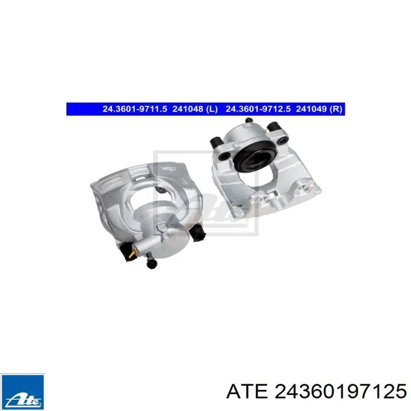 Суппорт тормозной передний правый 24360197125 ATE