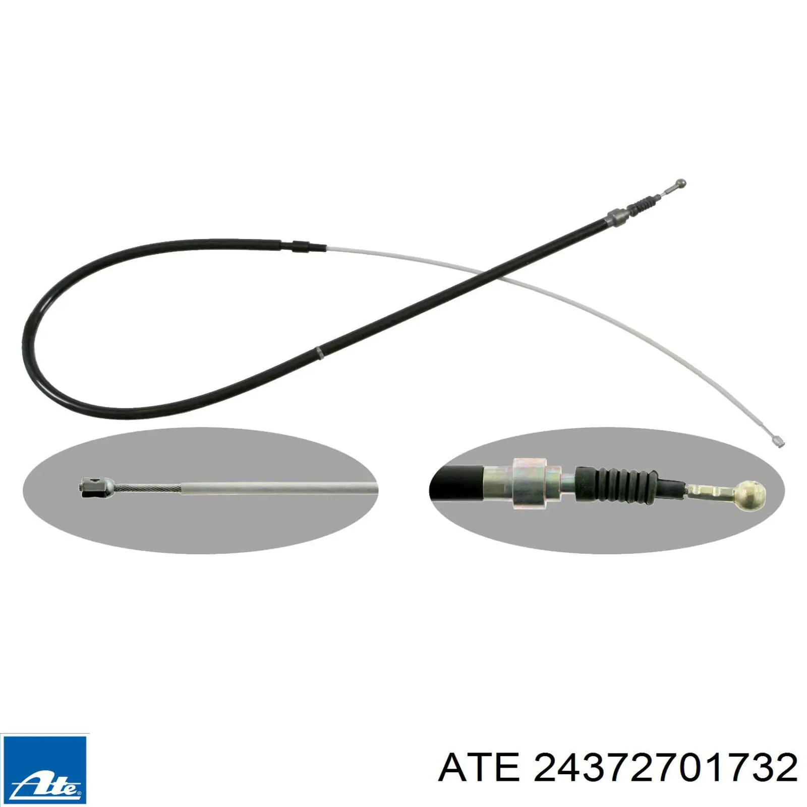 Задний трос ручника ATE 24372701732 цена, от 14.58 USD