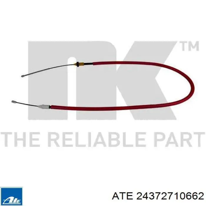 Купить 8200087981 Renault (RVI) Трос стояночного тормоза задний левый