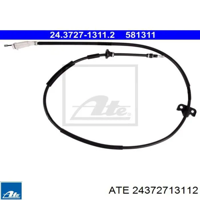 Задний трос ручника ATE 24372713112 цена, от 29.71 USD