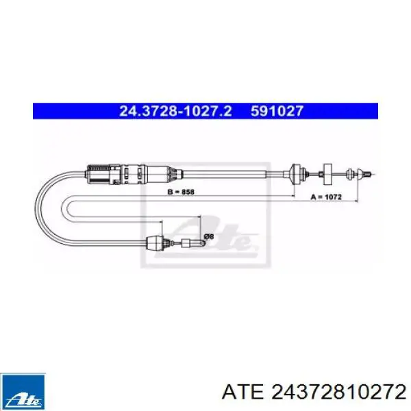 401540 Seim Трос сцепления