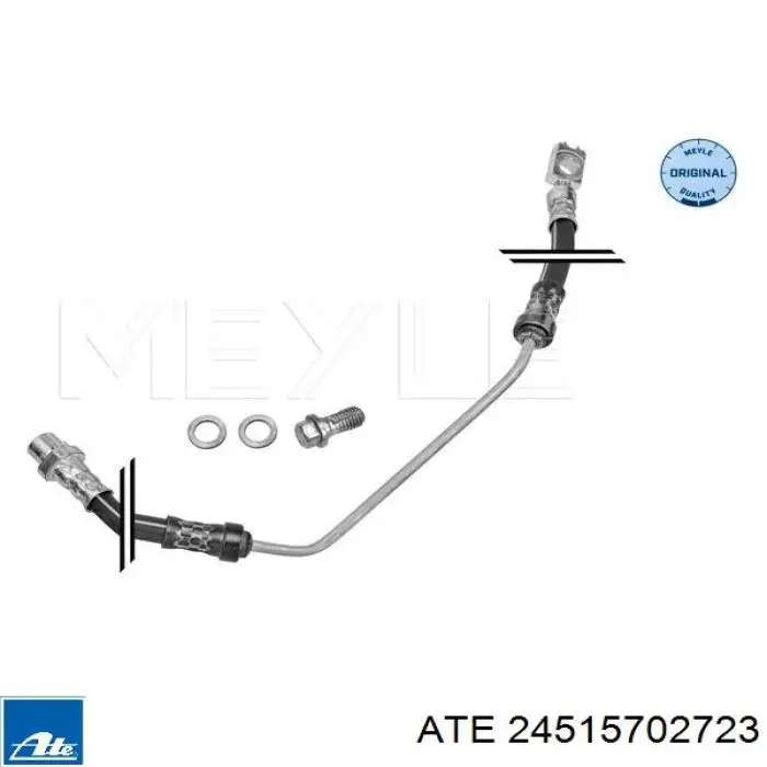 Шланг тормозной задний, левый ATE 24515702723 цена, от 22.46 USD