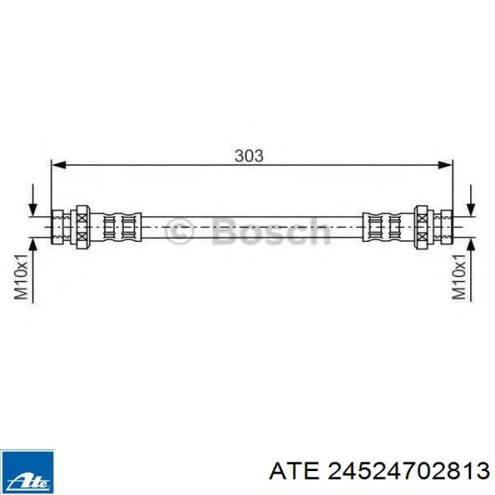 Купить 462149U00A Nissan/Infiniti Задний тормозной шланг