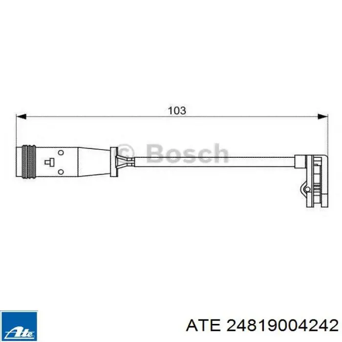Купить 24819004242 ATE Сенсор износа