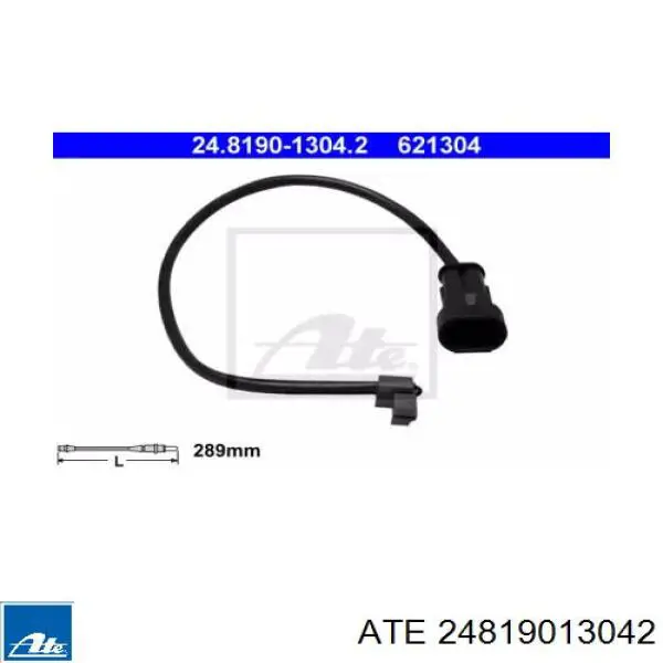 Датчик износа тормозных колодок передний 24819013042 ATE