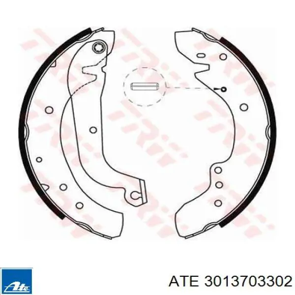 Задние барабанные колодки 3013703302 ATE