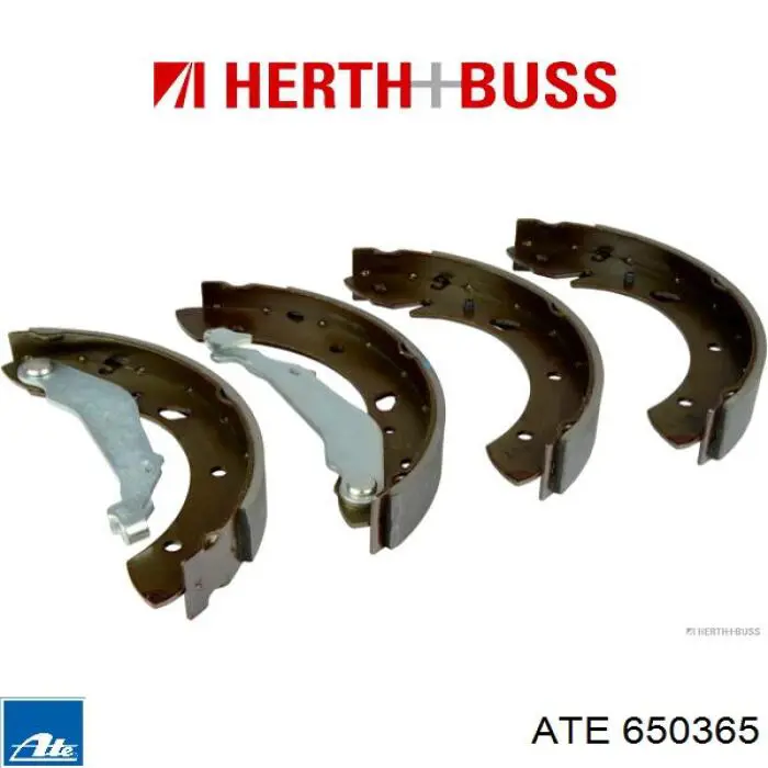 650365 ATE Барабанные тормозные колодки
