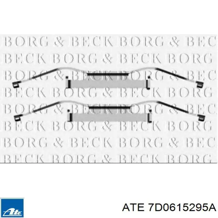 Пружинная защелка суппорта ATE 7D0615295A цена, от 5.51 USD