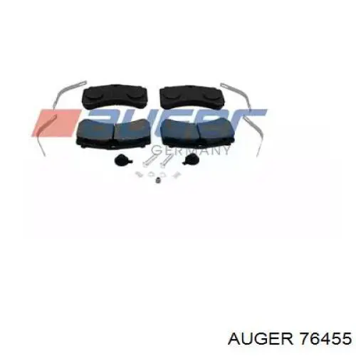 76455 Auger колодки тормозные задние дисковые