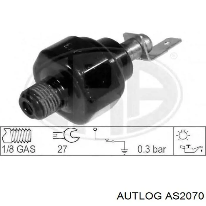 Sensor de pressão de óleo Autlog AS2070 preço, a partir de 3,41 USD