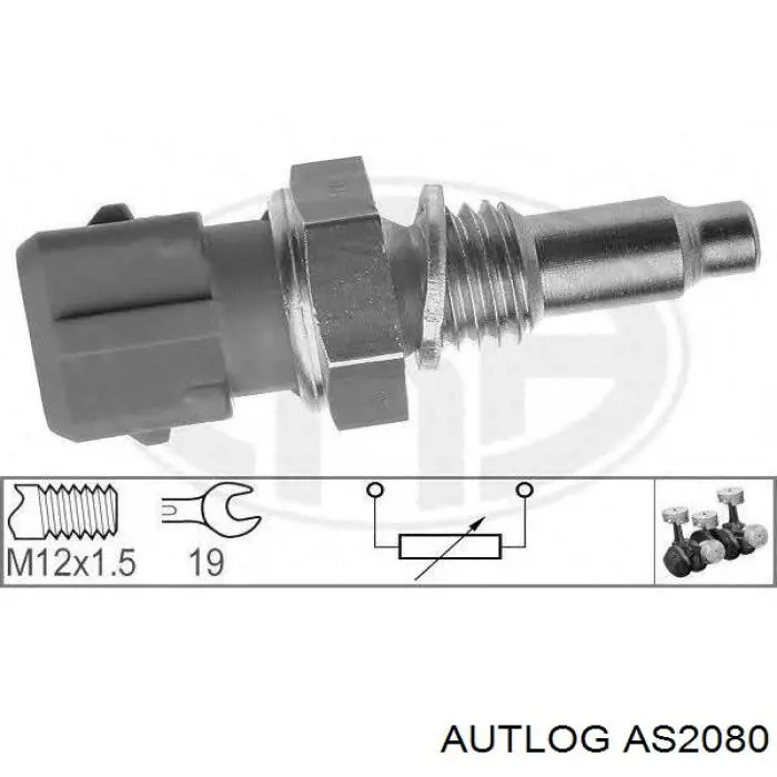 Sensor de temperatura del refrigerante AS2080 Autlog